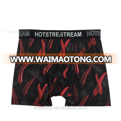 Fashion Underwear Men Boxers Underpants Sexy Print Man'S Pants For Men