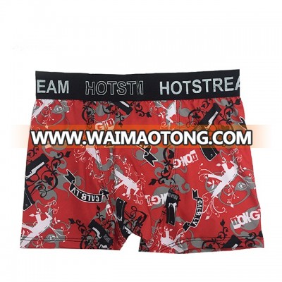 Custom printed underwear hot sale men boxer shorts from China factory