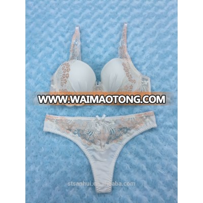 Comfortable white sexy smooth lace for ladies transparent panty